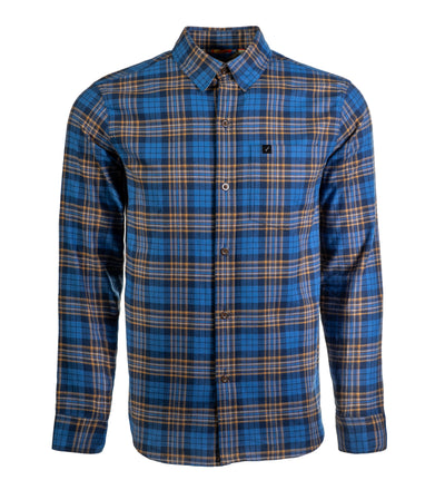 Men's Every Day Flannel Shirt- Bennett Blue