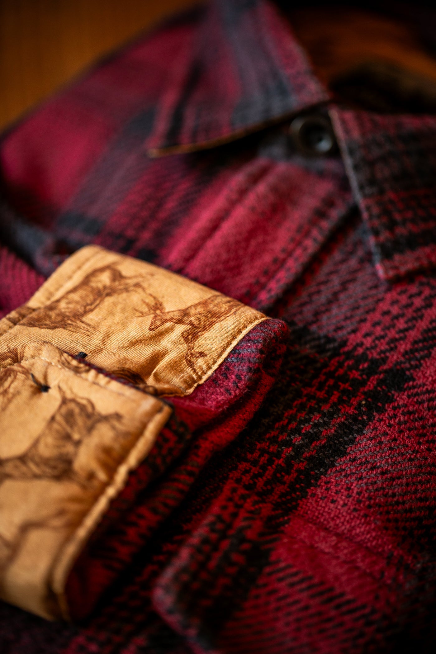 Men's Fireside Flannel - Deadwood Red