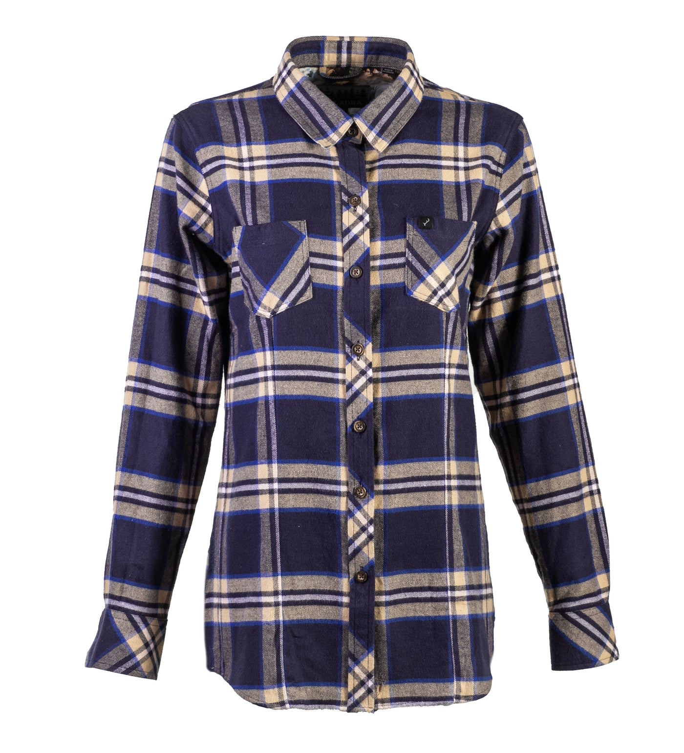 Women's Every Day Flannel Shirt- Slate Blue