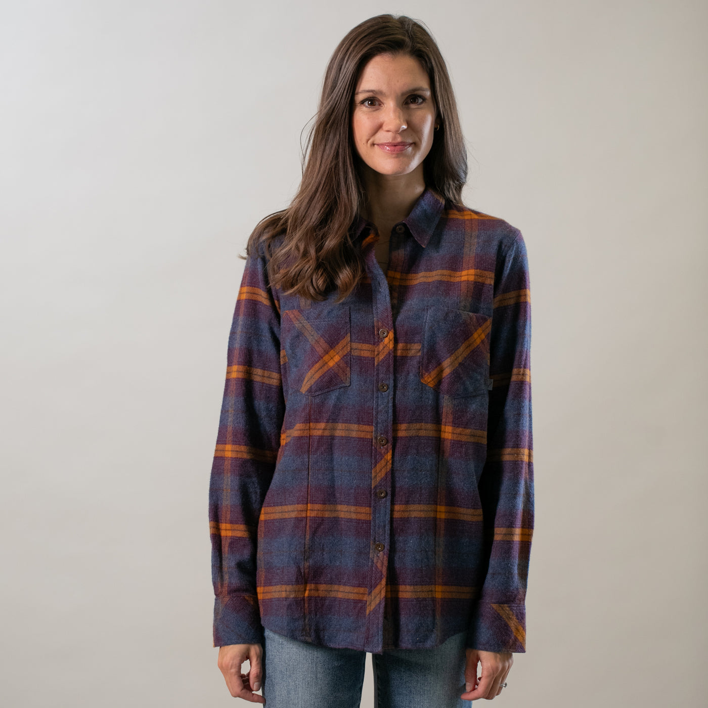 Women's Every Day Flannel Shirt- Portsmouth Blue Heather