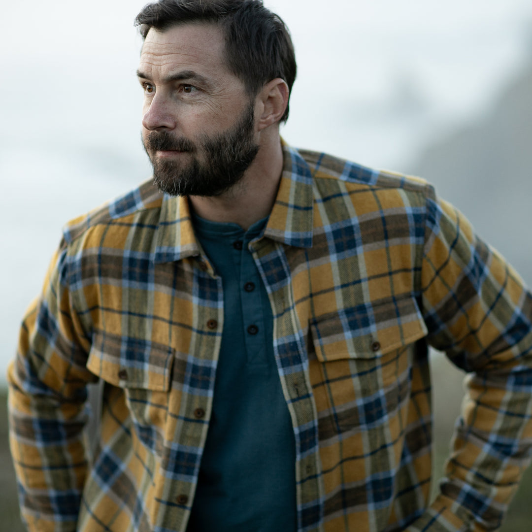 Bearded man in Pladra Men&
