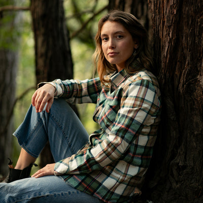 Women's Every Day Elite Flannel Shirt- Coyote Tan