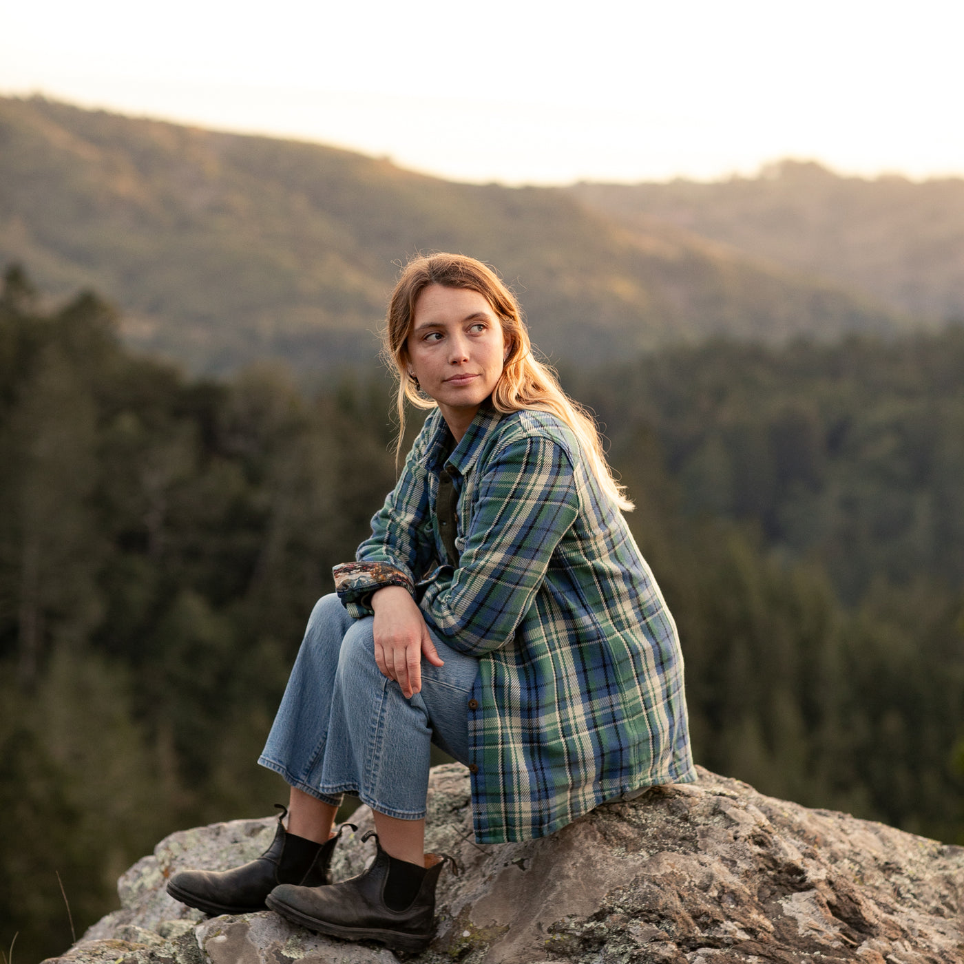 Women's Fireside Flannel- Primrose Green