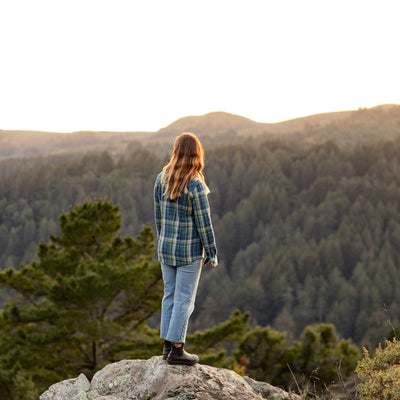 Women's Fireside Flannel- Primrose Green