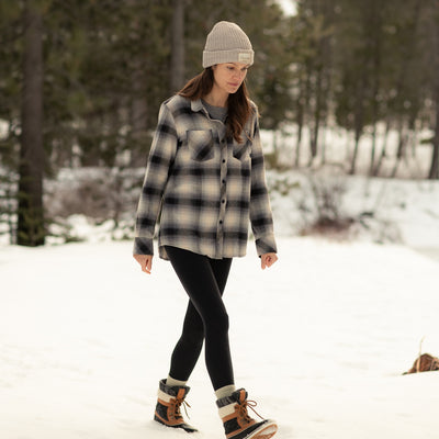 Women's Every Day Flannel Shirt- Sterling Grey Heather