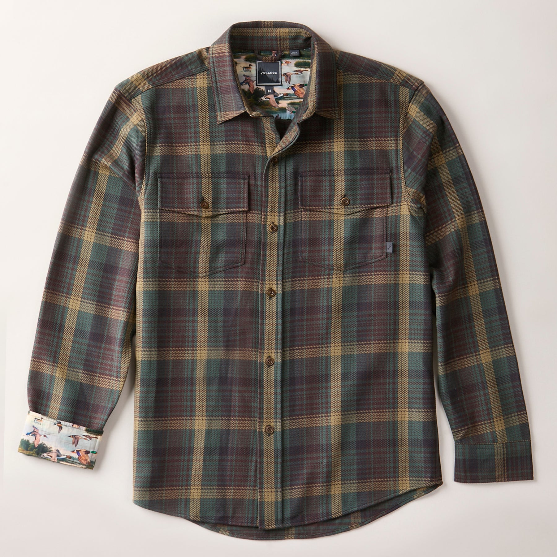 Men's Workhorse Elite Flannel Shirt- Birch Brown Medium