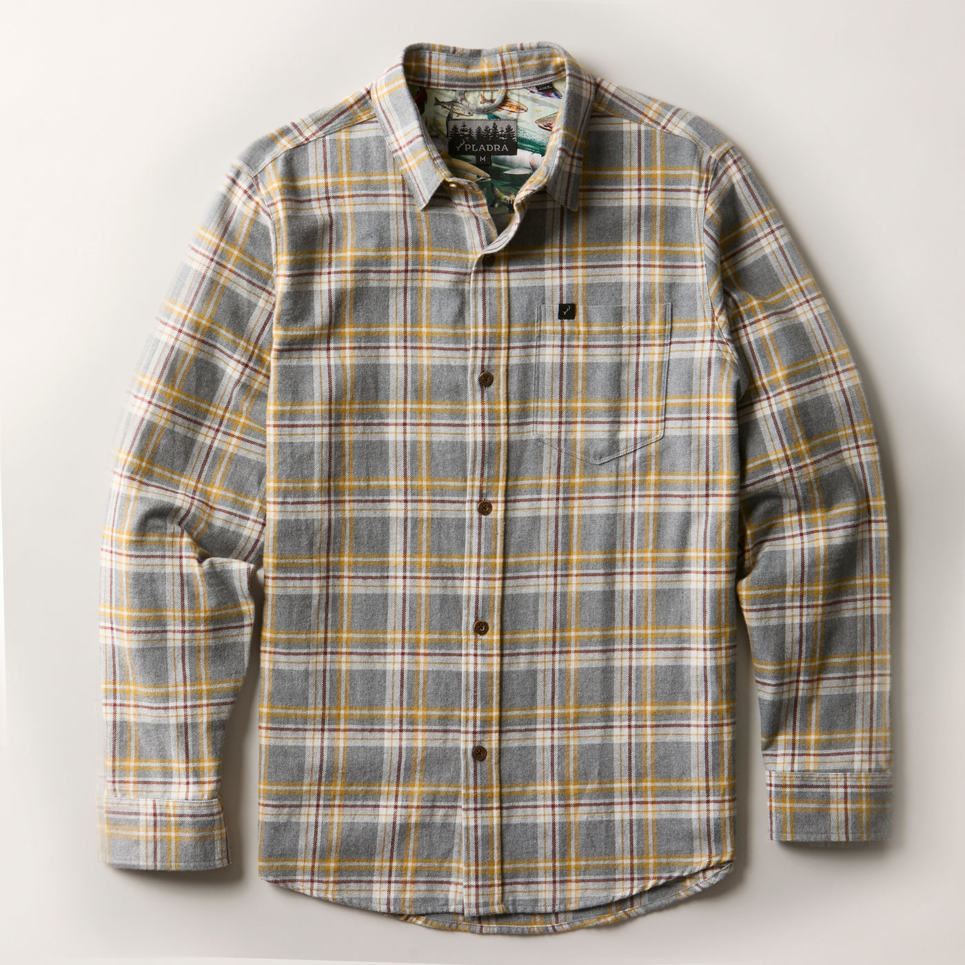 Men's Every Day Flannel Shirt- Gold Rush Grey