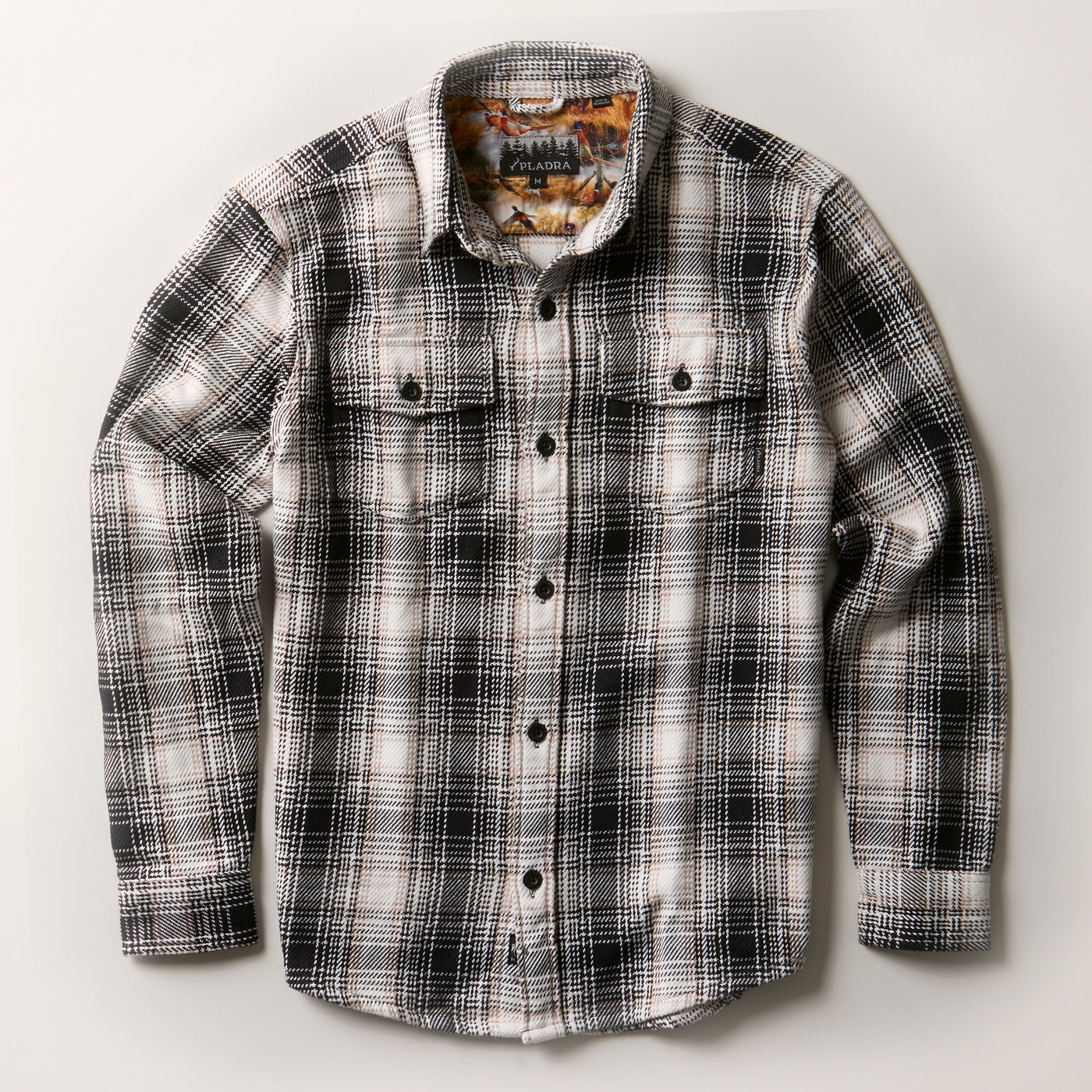 Men's Fireside Flannel - Goose White