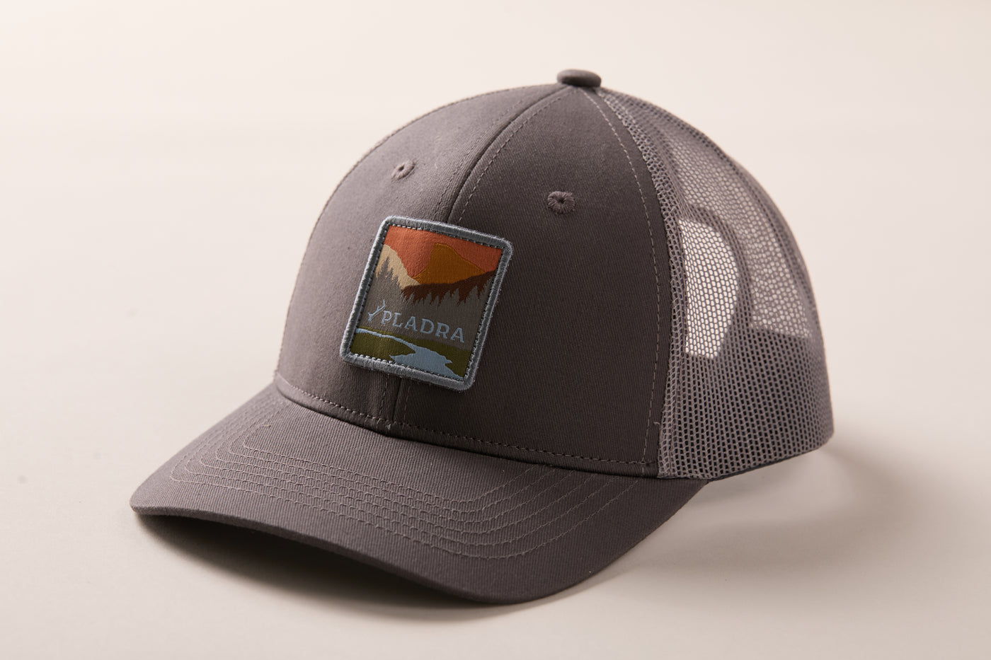 Mountain Trucker Hat- Charcoal Grey