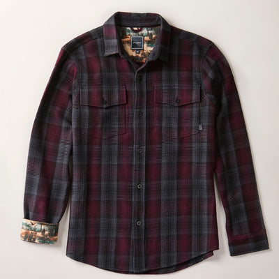 Men's Fireside Flannel - Hickory Red