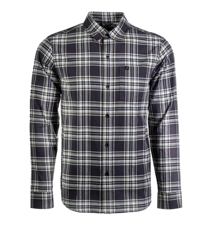 Men's Every Day Flannel Shirt- Ice Black
