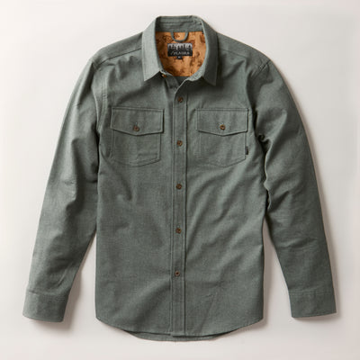 Men's Cascade Elite Flannel Shirt - Loden Green Heather