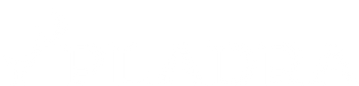 White antler graphic next to the word PLADRA on a light gray background.