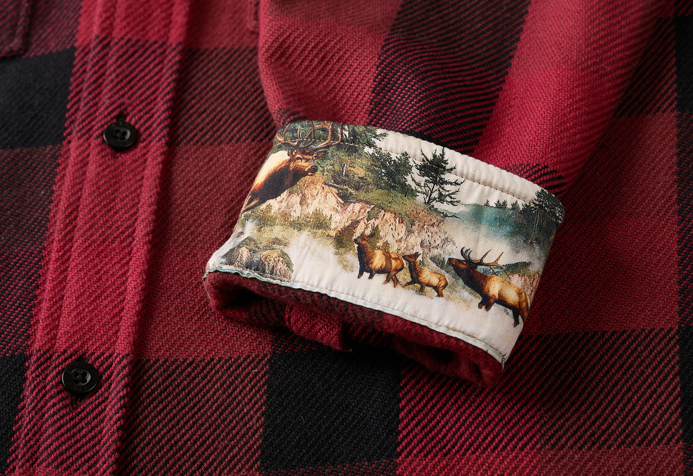 Men's Fireside Flannel - Lumber Red