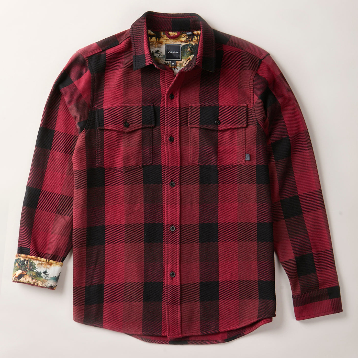 Men's Fireside Flannel - Lumber Red
