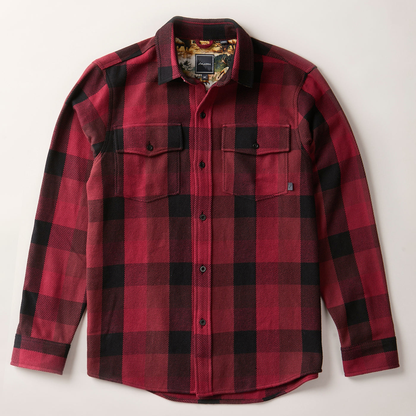 Men's Fireside Flannel - Lumber Red