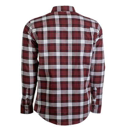 Men's Every Day Flannel Shirt- RK Montrose Maroon