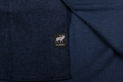 Men's Cascade Elite Flannel Shirt - Navy Blue Heather