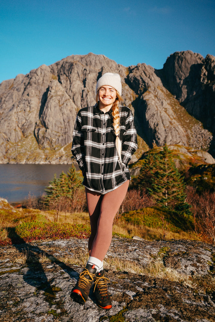 Smiling woman wears Pladra Women&