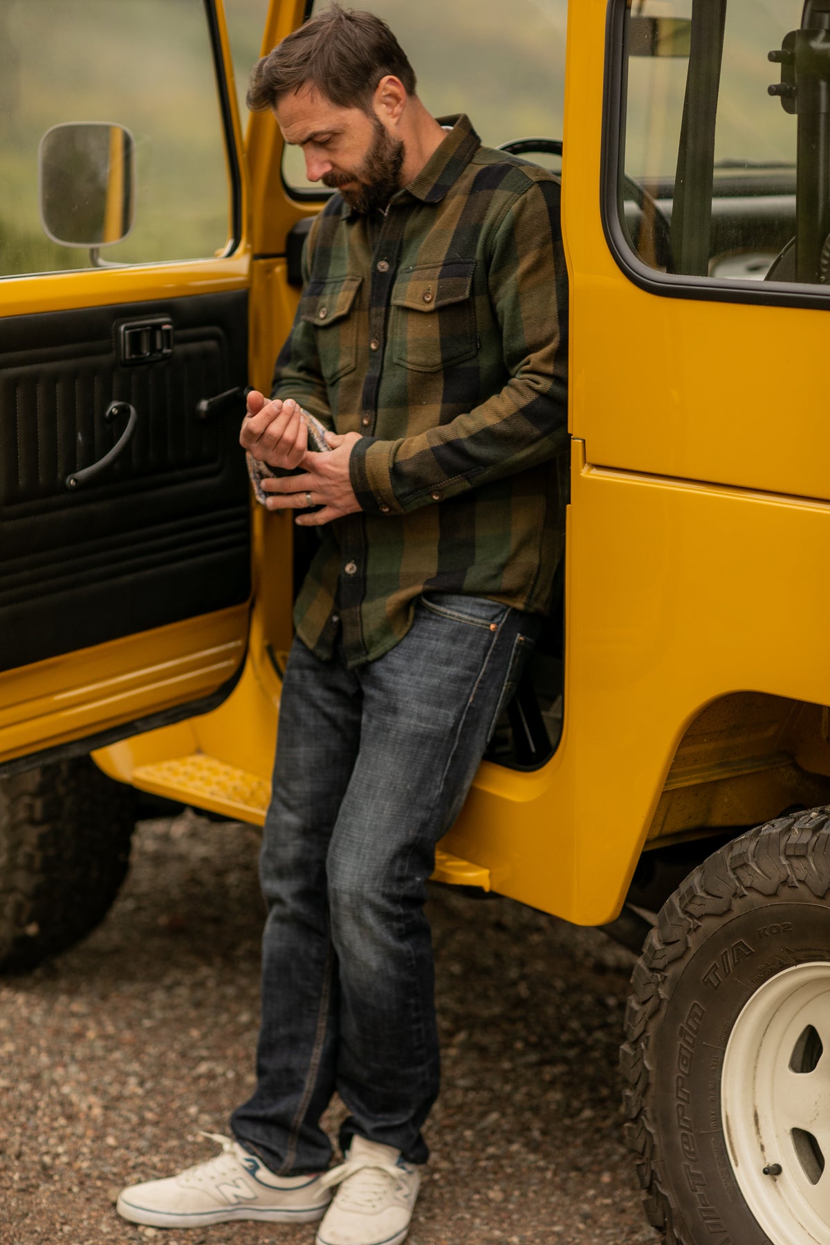 Men’s Woodland Green Fireside Flannel | Rugged Outdoor Shirt – Pladra