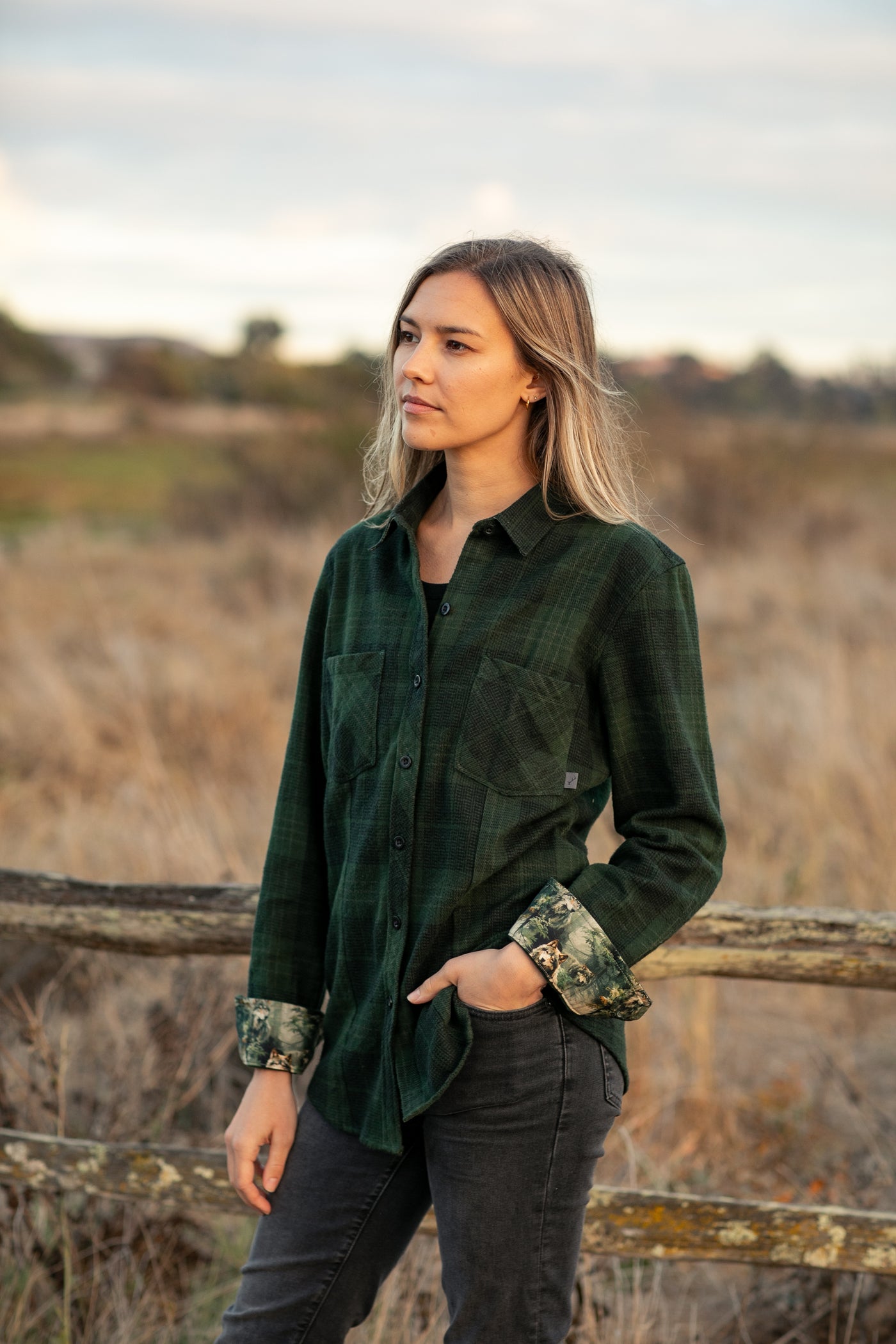 Women's Every Day Elite Flannel Shirt- Humboldt Green