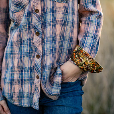 Women's Fireside Flannel- Lily Pink