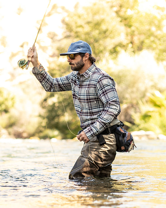 Lightweight Nylon Trout Hat | Navy Blue