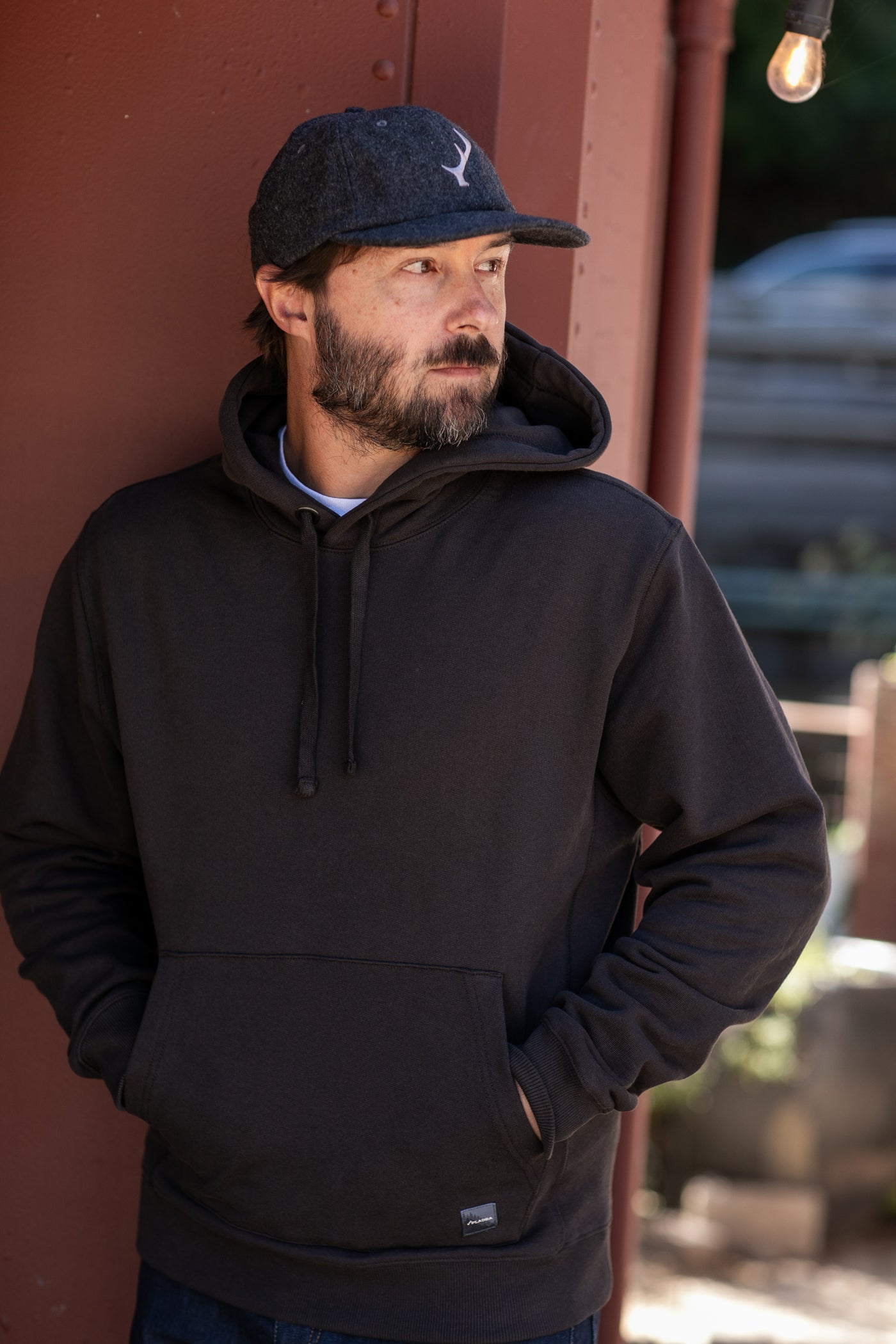 Men's Sierra Hoodie- Charcoal Black