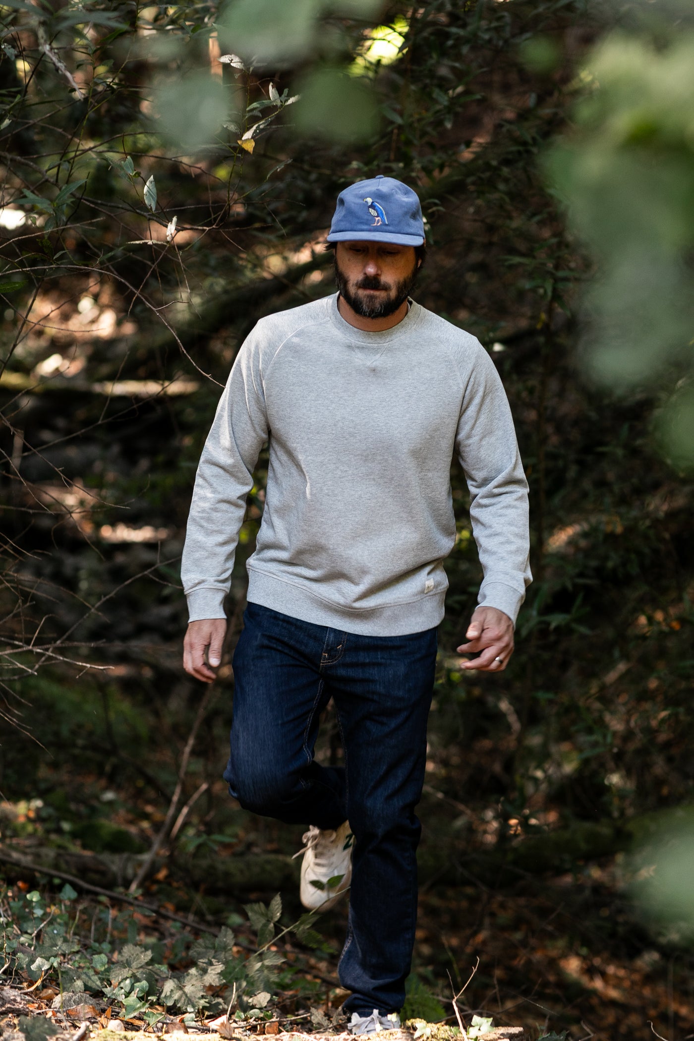 Men's Klamath Crew- Fog Grey