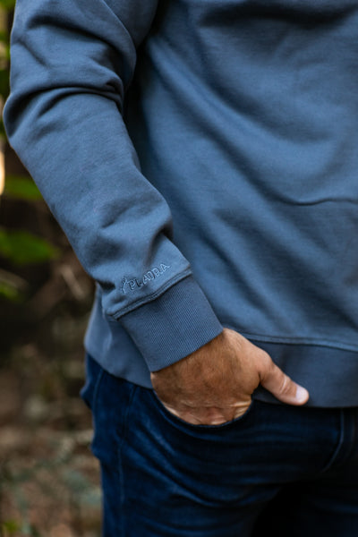 Men's Klamath Crew- Stone Blue