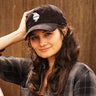 Pladra Quail Corduroy Dad Hat- Black