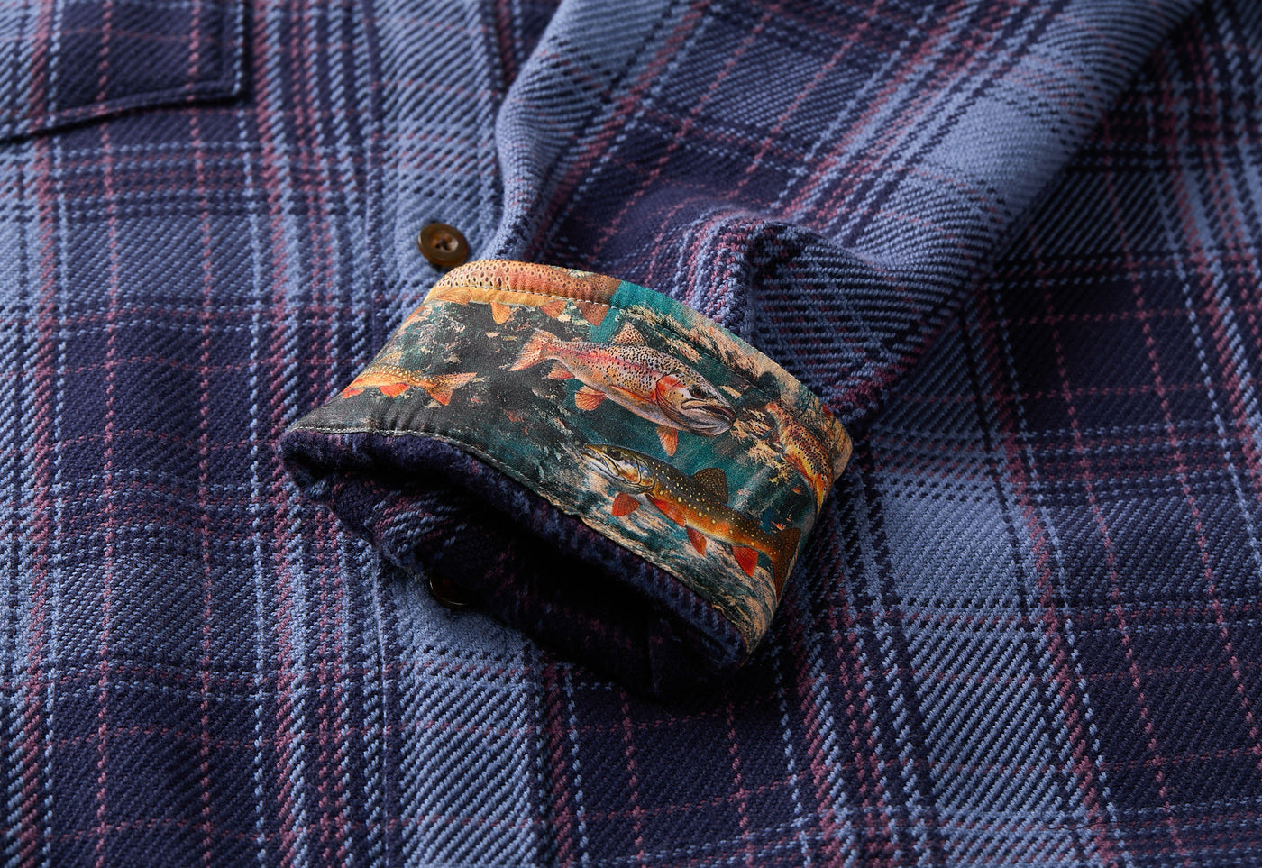 Men's Fireside Flannel - Riffle Blue