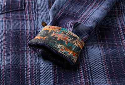 Men's Fireside Flannel - Riffle Blue