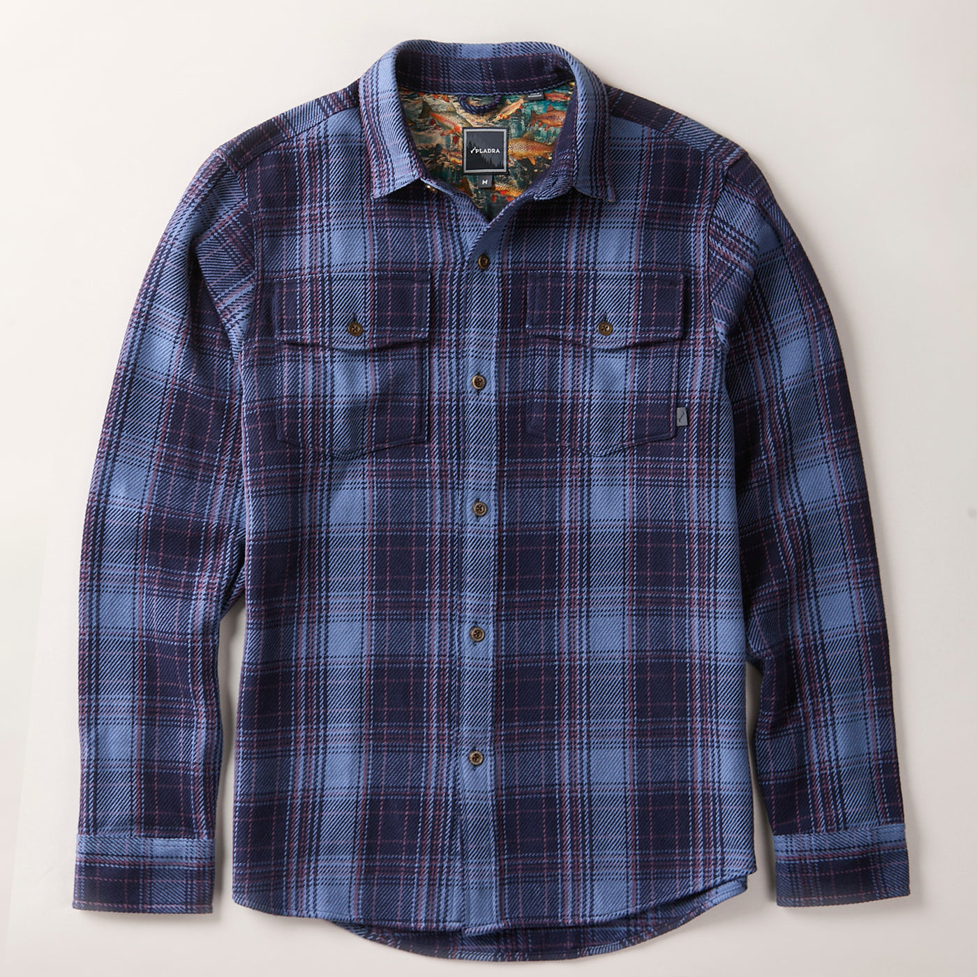 Men's Fireside Flannel - Riffle Blue