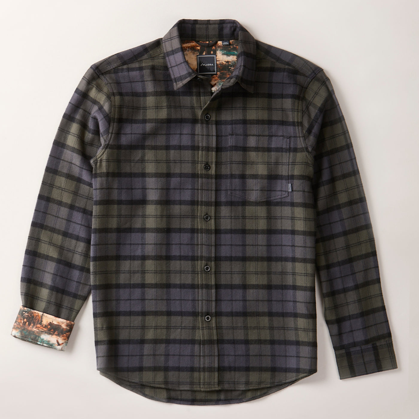 Men's Every Day Elite Flannel Shirt- Storm Black