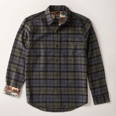 Men's Every Day Elite Flannel Shirt- Storm Black