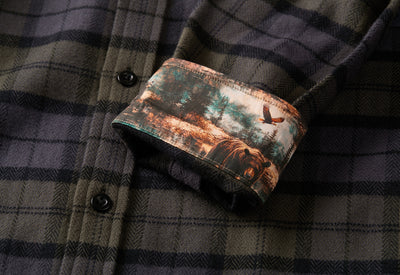 Men's Every Day Elite Flannel Shirt- Storm Black