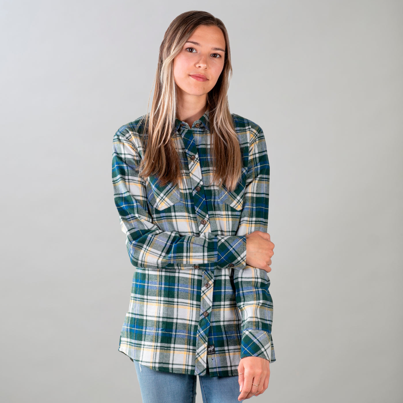 Women's Every Day Flannel Shirt- Aspen Green