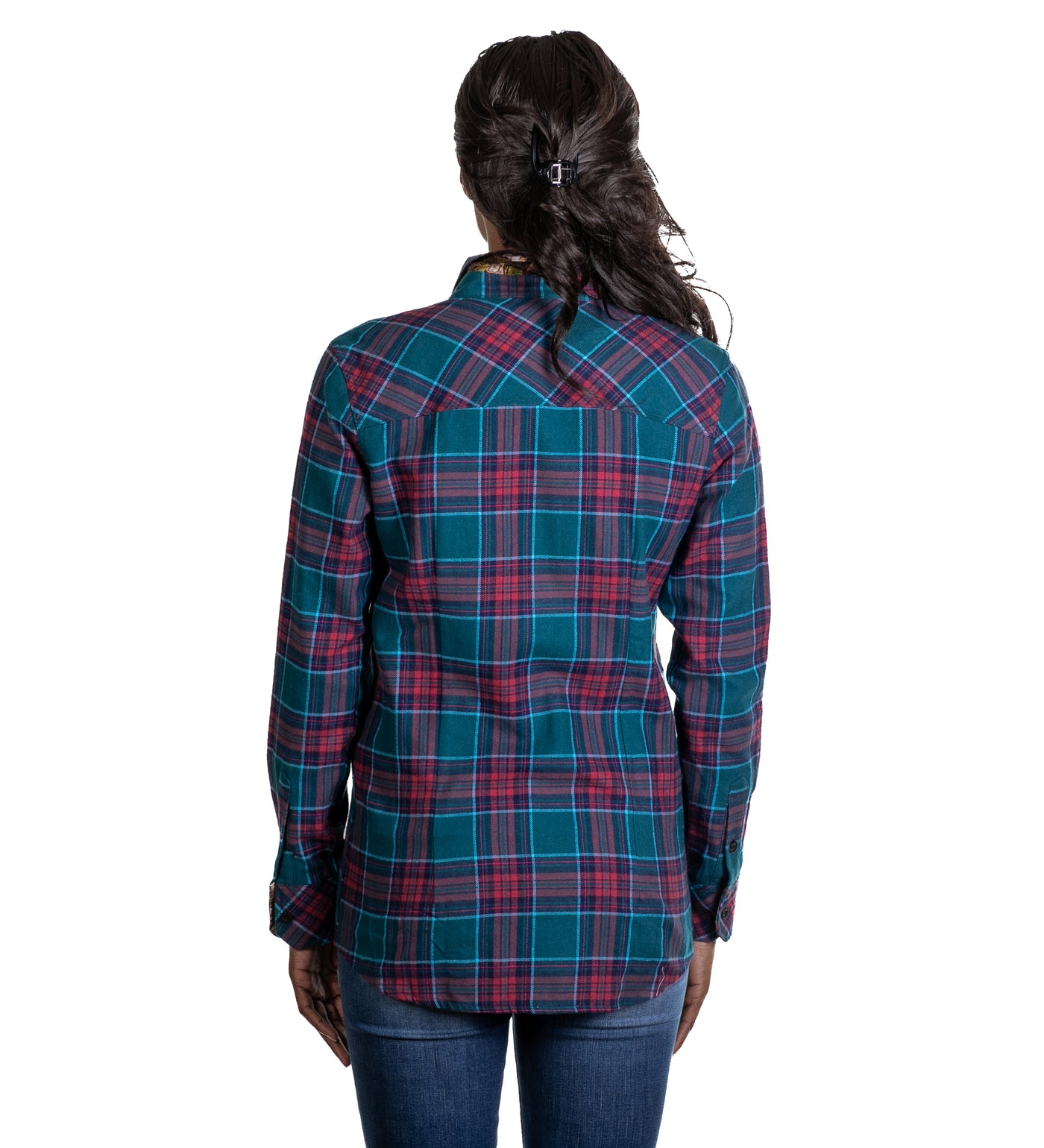 Women's Every Day Flannel Shirt- Belize Blue