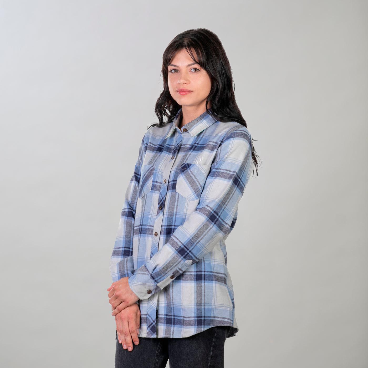 Women's Every Day Double Weave Shirt- Birch White