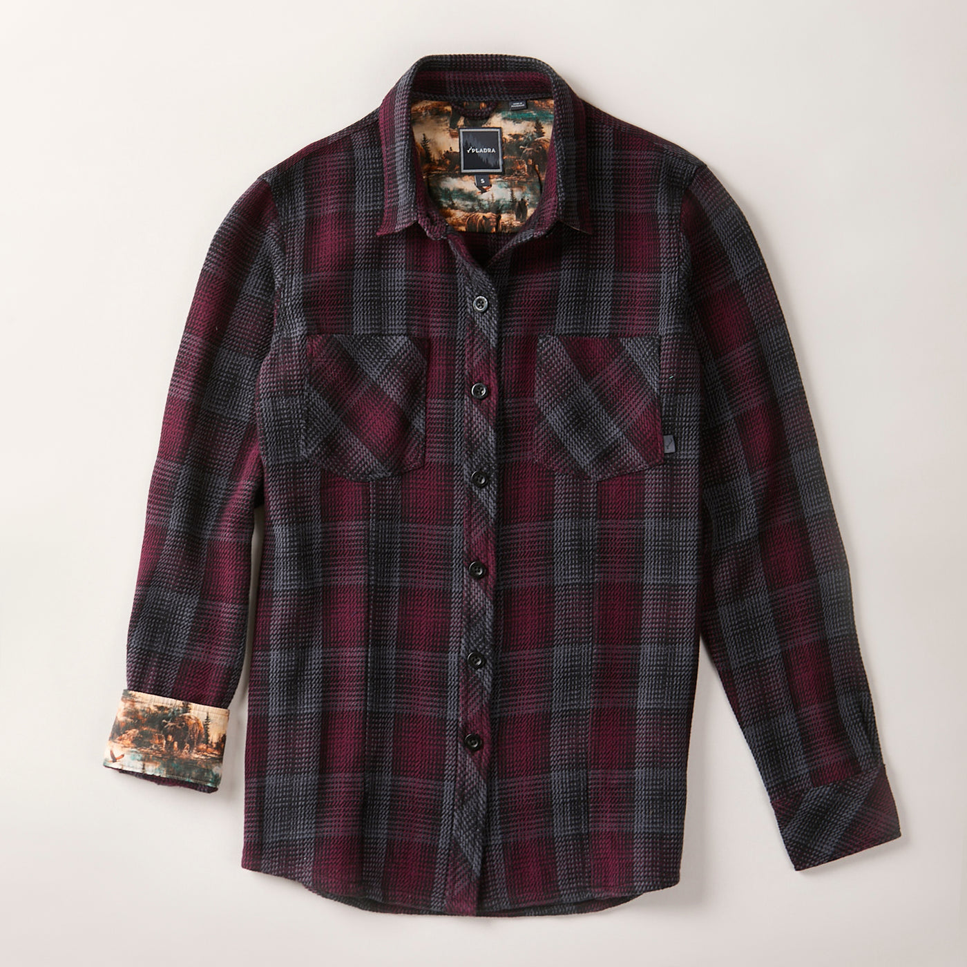 Women's Fireside Flannel- Hickory Red