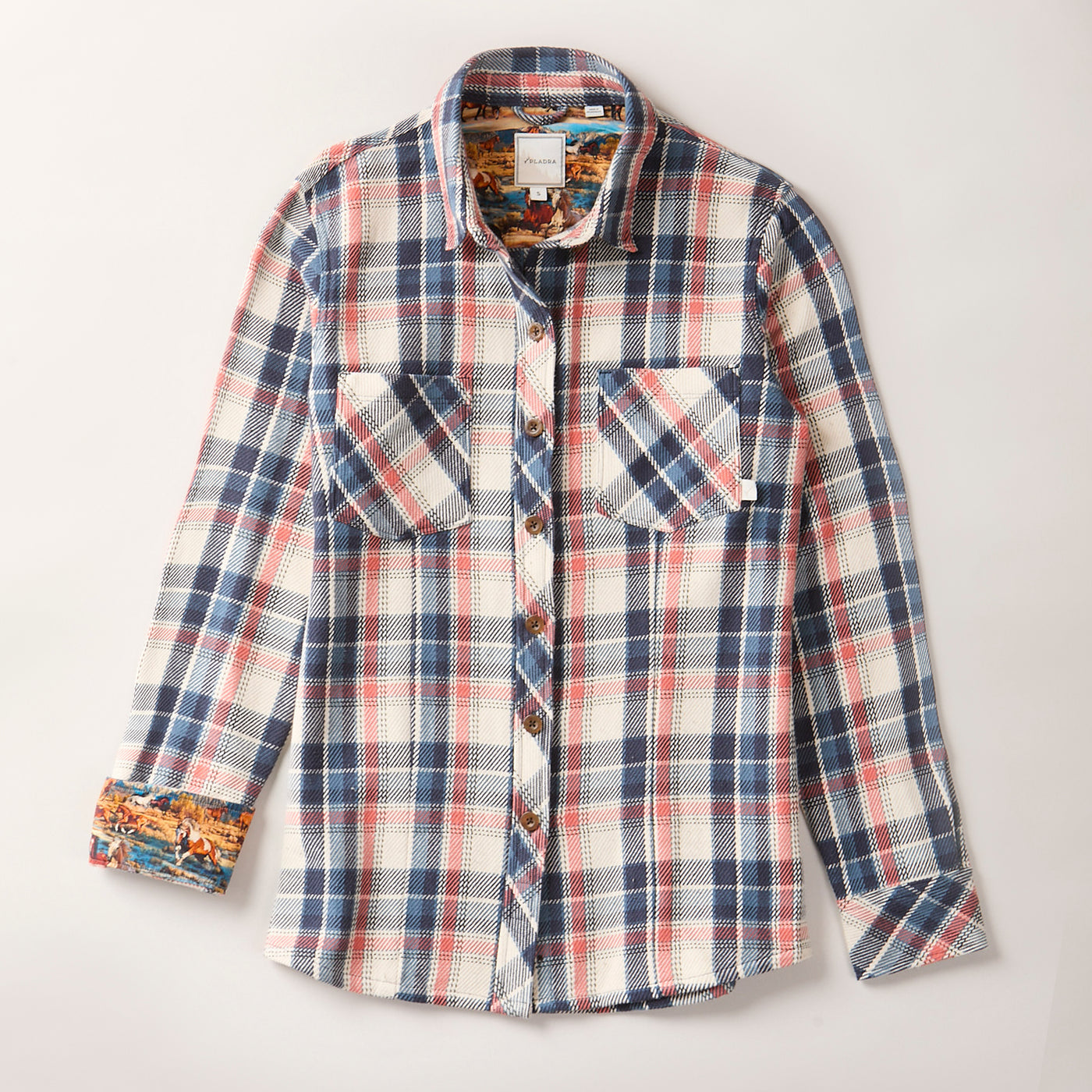 Women's Fireside Flannel- Meridian White
