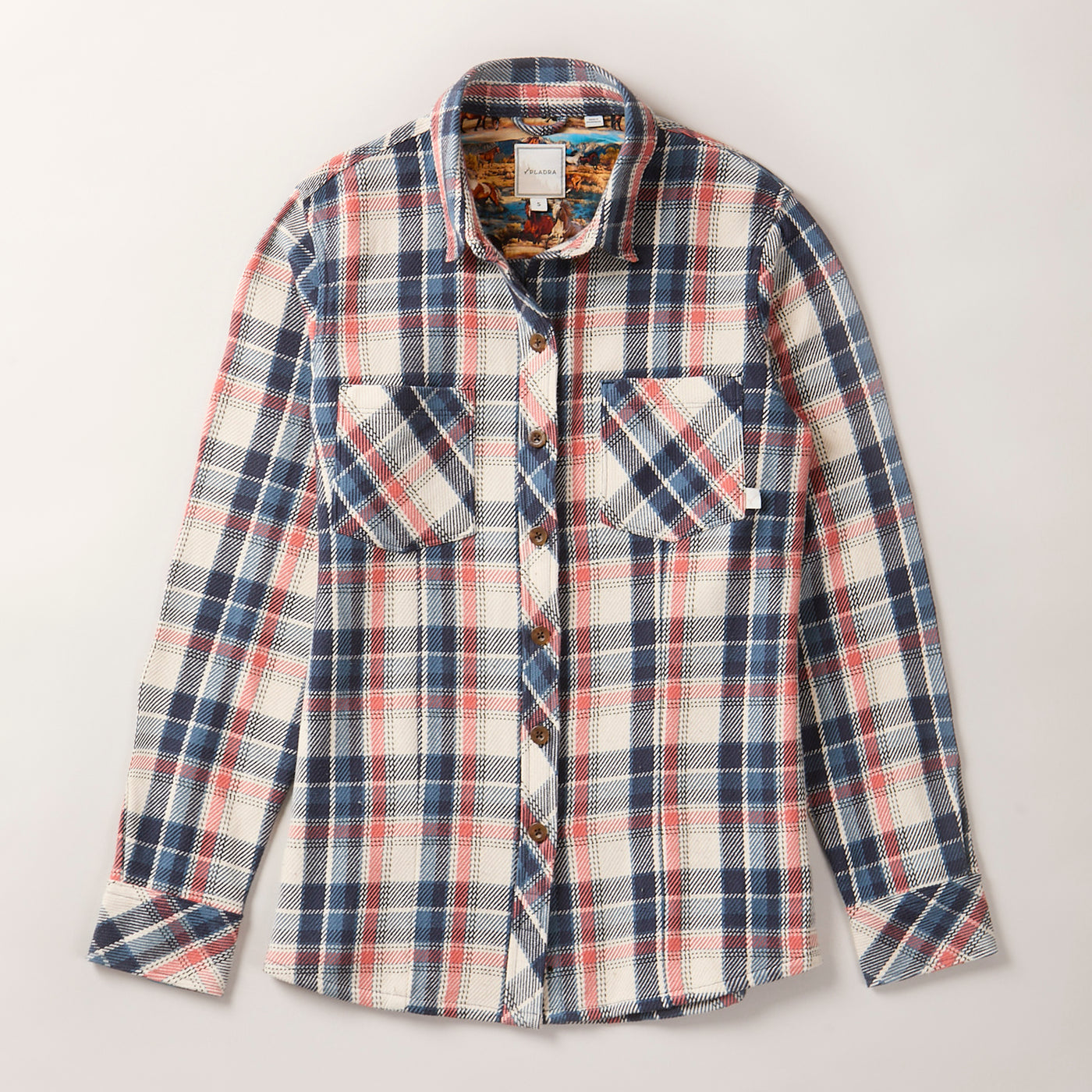 Women's Fireside Flannel- Meridian White