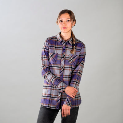 Women's Every Day Flannel Shirt- RP Moonlit Grey