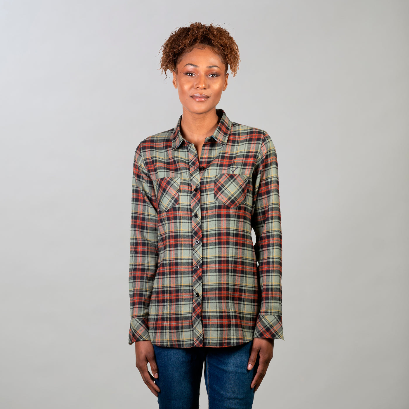 Women's Every Day Double Weave Shirt- Sea Foam Green