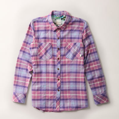 Women's Every Day Flannel Shirt- Wildflower Pink