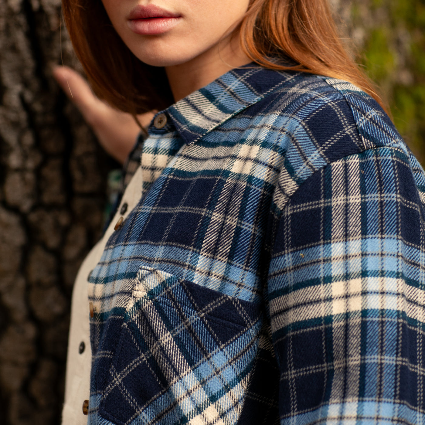 Women's Every Day Elite Flannel Shirt- Bighorn Blue