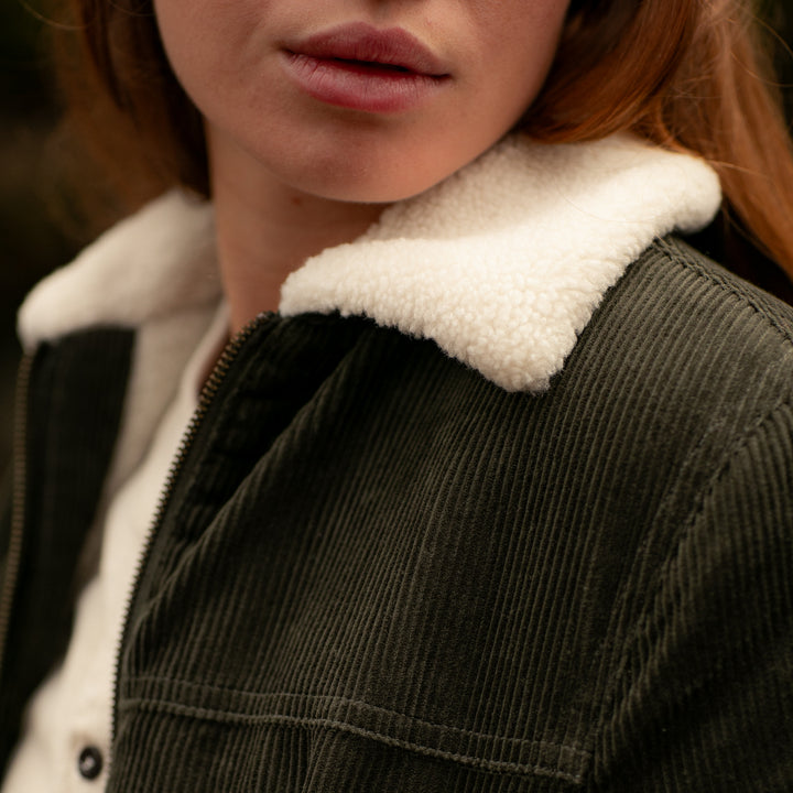 Close-up of a person wearing the Women&