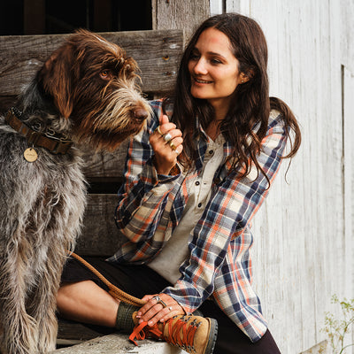 Women's Fireside Flannel- Meridian White