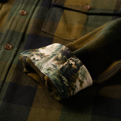 Men's Fireside Flannel - Woodland Green